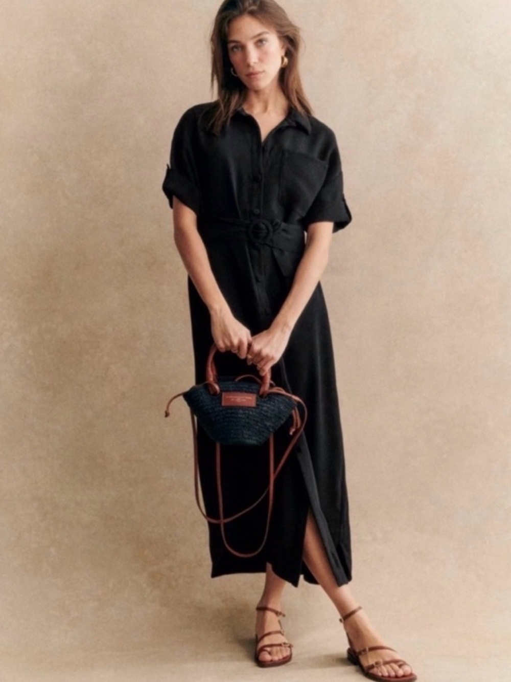 Sezane Dora Dress Ivory - Size 4